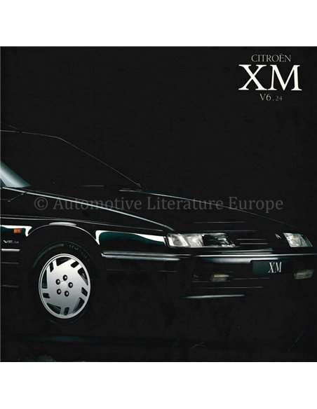 1990 CITROEN XM BROCHURE NEDERLANDS