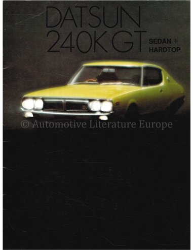 1973 DATSUN 240K GT BROCHURE NEDERLANDS