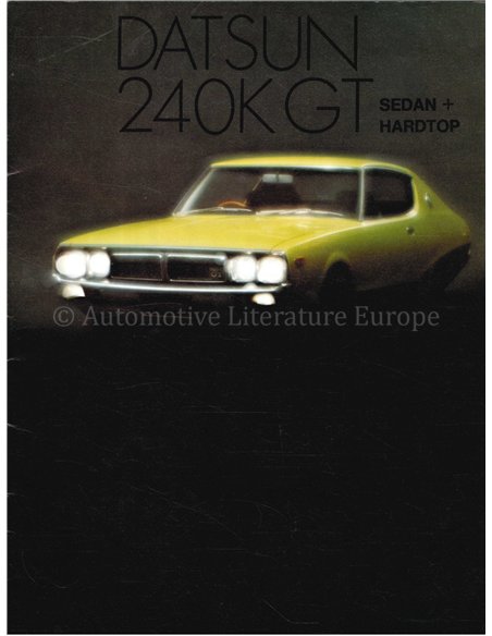 1973 DATSUN 240K GT PROSPEKT NIEDERLÄNDISCH