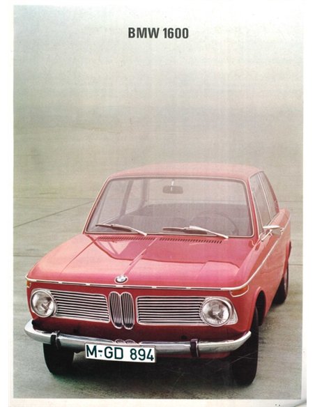 1967 BMW 1600 BROCHURE NEDERLANDS