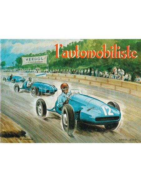 1982 L'AUTOMOBILISTE MAGAZINE 59 FRENCH