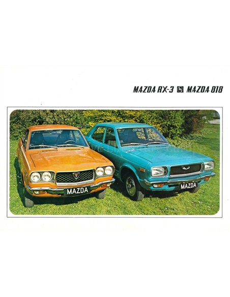 1973 MAZDA RX-3 | 818 BROCHURE NEDERLANDS