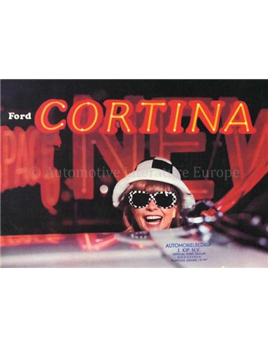 1966 FORD CORTINA BROCHURE NEDERLANDS