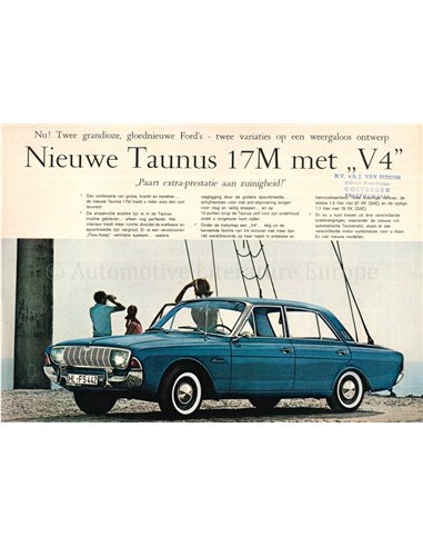 1964 FORD TAUNUS 17M BROCHURE DUTCH