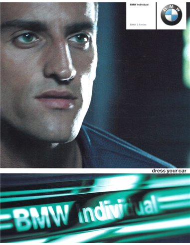 2001 BMW 3 SERIE INDIVIDUAL BROCHURE ENGELS