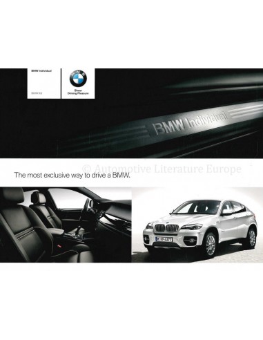 2009 BMW X6 INDIVIDUAL BROCHURE ENGELS