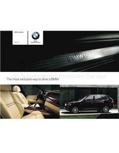 2009 BMW X5 INDIVIDUAL BROCHURE ENGELS