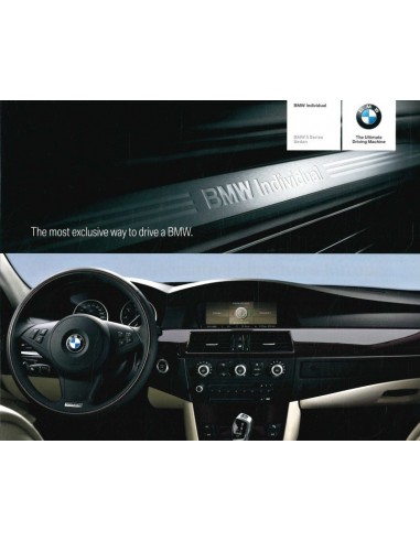 2007 BMW 5ER INDIVIDUAL PROSPEKT ENGLISCH