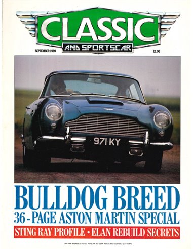 1989 CLASSIC AND SPORTSCAR MAGAZINE (09) SEPTEMBER ENGLISCH