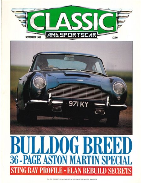 1989 CLASSIC AND SPORTSCAR MAGAZINE (09) SEPTEMBER ENGLISH