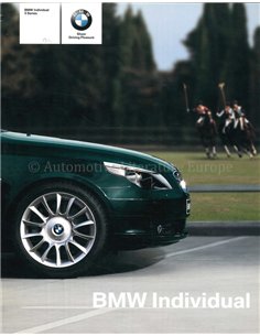 2004 BMW 5 SERIE INDIVIDUAL BROCHURE ENGELS