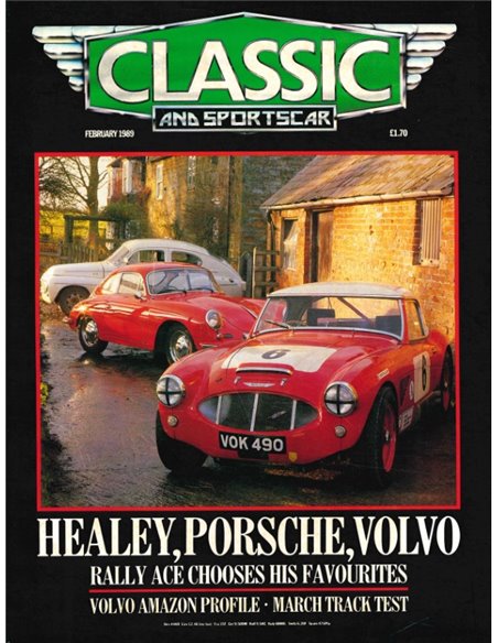1989 CLASSIC AND SPORTSCAR MAGAZINE (02) FEBRUARI ENGELS