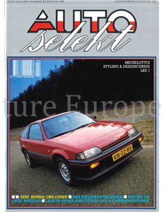 1984 AUTO SELEKT MAGAZINE 02 NIEDERLÄNDISCH