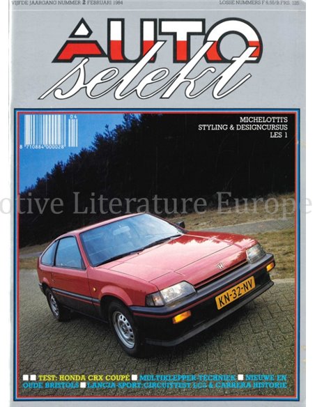 1984 AUTO SELEKT MAGAZINE 02 NIEDERLÄNDISCH