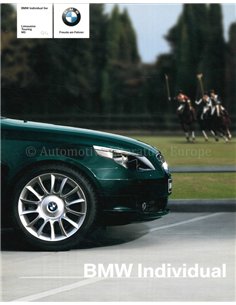 2004 BMW 5 SERIES INDIVIDUAL BROCHURE GERMAN