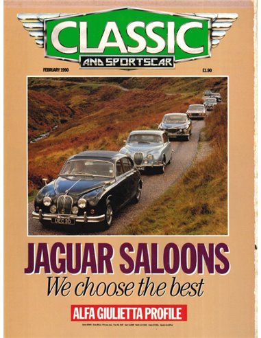 1990 CLASSIC AND SPORTSCAR MAGAZINE (02) FEBRUAR ENGLISCH