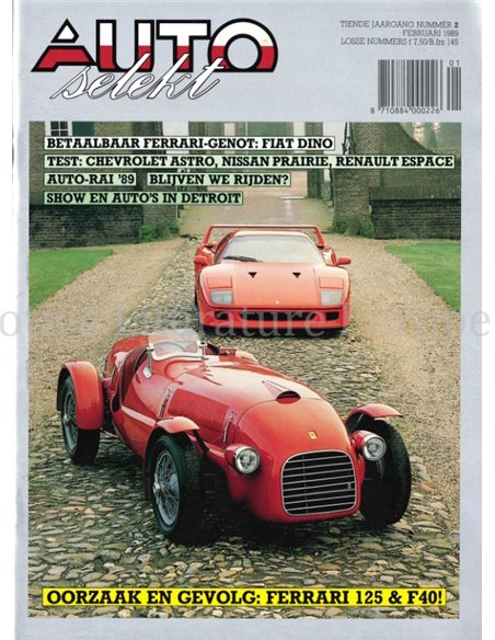 1989 AUTO SELEKT MAGAZINE 02 NEDERLANDS