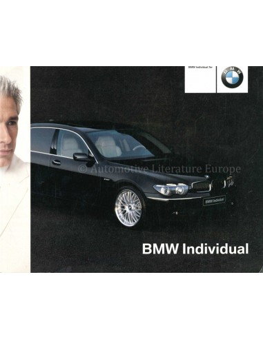 2002 BMW 7 SERIE INDIVIDUAL BROCHURE DUITS