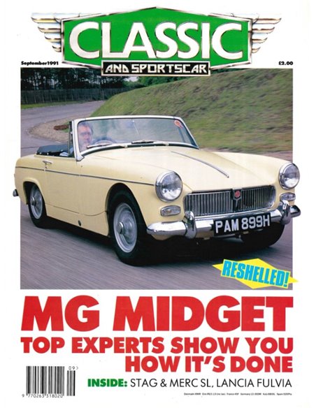 1991 CLASSIC AND SPORTSCAR MAGAZINE (09) SEPTEMBER ENGLISCH