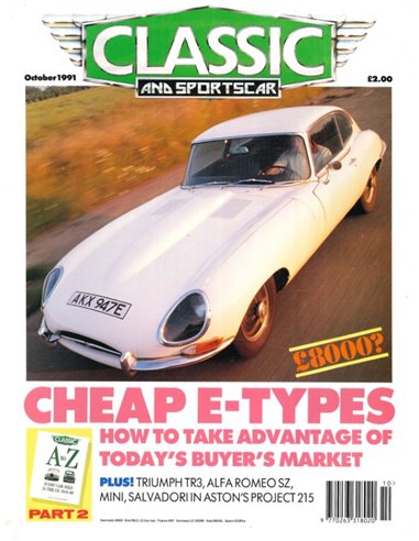 1991 CLASSIC AND SPORTSCAR MAGAZINE (10) OKTOBER ENGLISCH