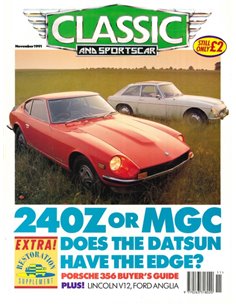 1991 CLASSIC AND SPORTSCAR MAGAZINE (11) NOVEMBER ENGELS