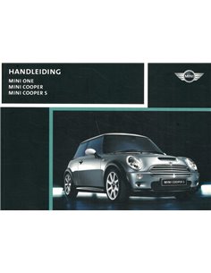 2002 MINI ONE COOPER S INSTRUCTIEBOEKJE NEDERLANDS