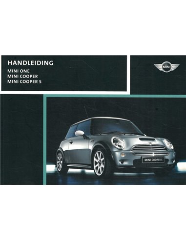 2002 MINI ONE COOPER S BETRIEBSANLEITUNG NIEDERLÄNDISCH