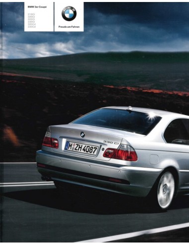 2005 BMW 3 SERIES COUPÉ BROCHURE GERMAN