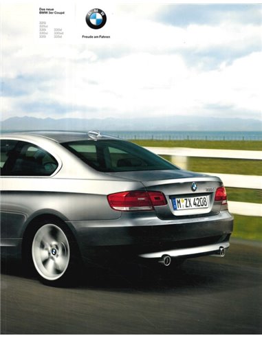 2006 BMW 3 SERIES COUPÉ BROCHURE GERMAN
