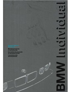 1992 BMW INDIVIDUAL BROCHURE GERMAN