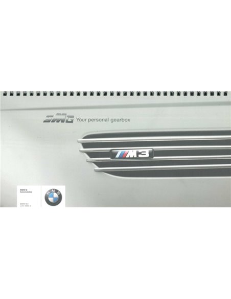 2001 BMW M3 (SMG II) BROCHURE ENGELS