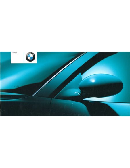 2001 BMW M3 CABRIOLET BROCHURE ITALIAANS