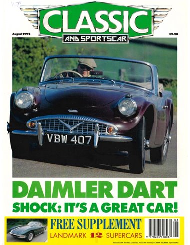1992 CLASSIC AND SPORTSCAR MAGAZINE (08) AUGUST ENGLISCH