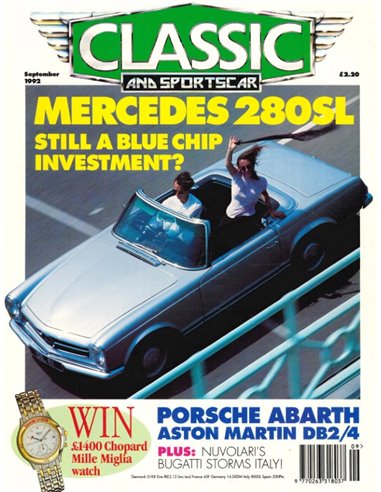 1992 CLASSIC AND SPORTSCAR MAGAZINE (09) SEPTEMBER ENGLISH