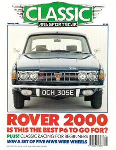 1992 CLASSIC AND SPORTSCAR MAGAZINE (01) JANUAR ENGLISCH