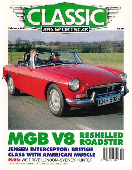 1993 CLASSIC AND SPORTSCAR MAGAZINE (02) FEBRUARY ENGLISH