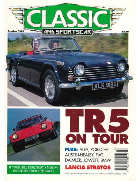 1993 CLASSIC AND SPORTSCAR MAGAZINE (10) FEBRUARY ENGLISH