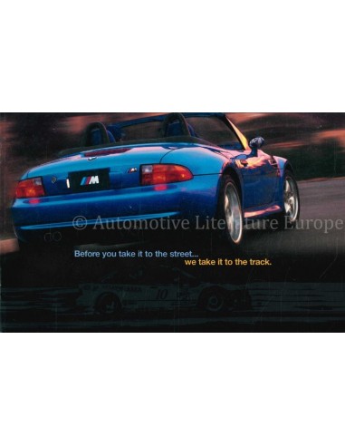1998 BMW M PROGRAMM PROSPEKT ENGLISCH (USA)
