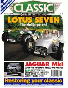1994 CLASSIC AND SPORTSCAR MAGAZINE (11) NOVEMBER ENGELS