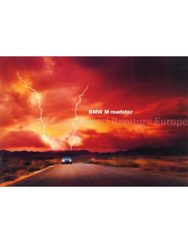 1997 BMW M ROADSTER BROCHURE DUITS