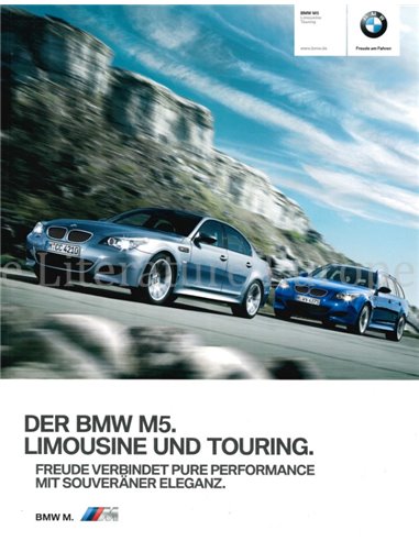2010 BMW M5 BROCHURE GERMAN