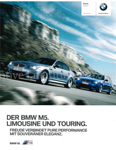 2010 BMW M5 BROCHURE GERMAN