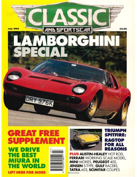1994 CLASSIC AND SPORTSCAR MAGAZIN (07) JULI ENGLISCH