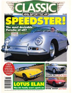 1995 CLASSIC AND SPORTSCAR MAGAZINE (11) NOVEMBER ENGELS