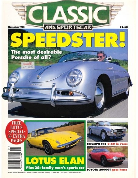 1995 CLASSIC AND SPORTSCAR MAGAZINE (11) NOVEMBER ENGELS