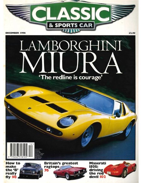 1996 CLASSIC AND SPORTSCAR MAGAZINE (12) DECEMBER ENGLISH