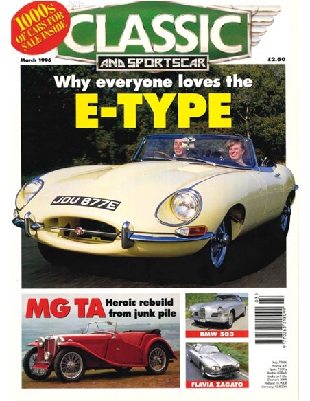 1996 CLASSIC AND SPORTSCAR MAGAZINE (03) MARCH ENGLISH