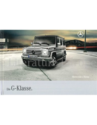 2008 MERCEDES BENZ G KLASSE HARDCOVER BROCHURE DUITS