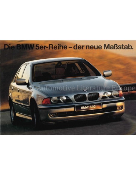 1996 BMW 5 SERIES SALOON BROCHURE GERMAN