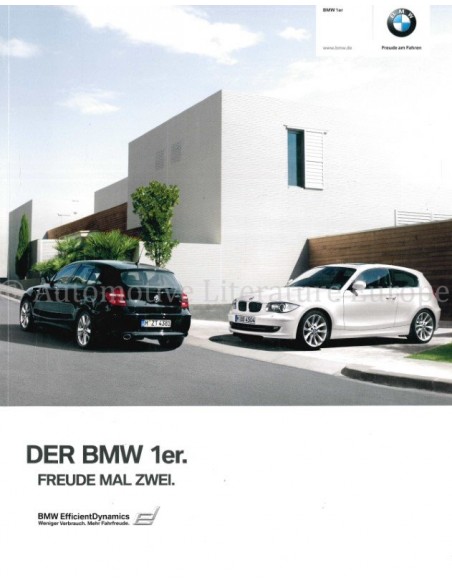2010 BMW 1 SERIES BROCHURE GERMAN